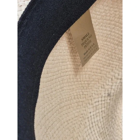 Bailey Of Hollywood Hat Fedora Mens S Beige Straw Summer Casual Made In USA